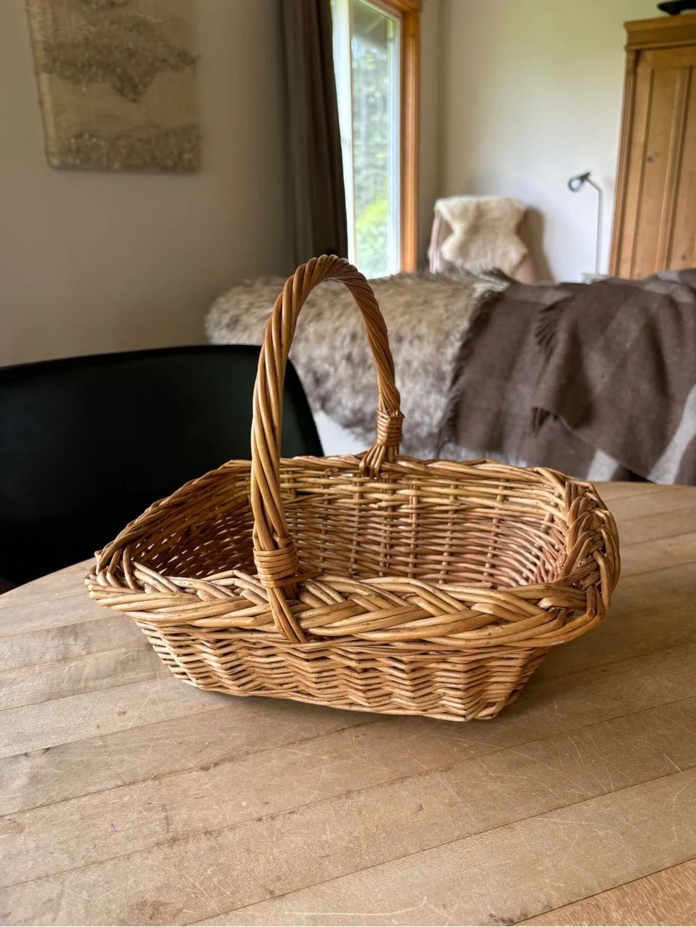 Vintage Wicker Basket